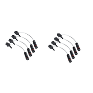 (NRPA) 8Pcs 1405401217 Brake Pad Wear Sensor Kit, Front Rear Brake Pad Wear Sensor for - W140, W107,