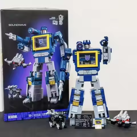 10358 Robot Soundwave Building Blocks Assembly Brick Model Toys For Boy Kids Birthday Gift