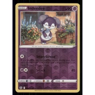 Indeedee 086/195 Reverse Holo Common Silver Tempest Pokemon