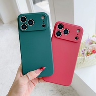 Free Gift Square Edge Flannel Inside Soft Case for Samsung Galaxy S9 S10 S20 S21 S22 S23 S24 S25 S26