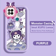 （Lokal Ready)Hontinga Case Casing Ponsel Untuk hp Xiaomi Redmi 9C Redmi 10A Redmi 10 Casing Terbaru Kartun Imut Astronot Kuromi Silikon Lembut Softcase TPU kesing Case hp Anti Gores Air Softcase Untuk Gadis