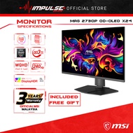 MSI MAG 273QP QD-OLED X24 Gaming Monitor - 2560 x 1440 (QHD), 240Hz, 0.03ms  (GtG) response time, HD