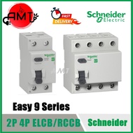 SCHNEIDER EASY9 40A 63A 100A 2P 4P ELCB RCCB