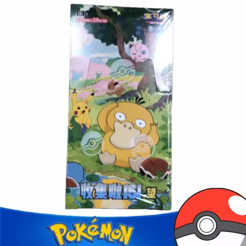 Pokemon Cards Original Trading PTCG Cartoon 151 Second bullet Collect 151 see EX Coin Box Child Gift