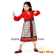Girls book character costume, movie character costume Mulan costume, Wizard costume