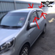 Perodua GearUp Door Visors 4 Pcs Axia New Myvi Aruz Bezza Alza