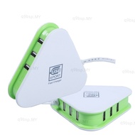 6 USB 5V 2A Power Supply Adapter AC DC Wall Smart Charger Plug Charging EU Plug  MY9B