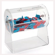 Transparent Transparent Lottery Storage Box Rotating Lottery Box Lottery Box Lottery Rotating Box Ac