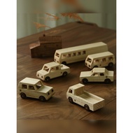 Yumu | Solid Wood Car Decoration SUV Car Wooden Toy Car Accessories Decoration Toy Car Gift