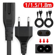 European 2 Pin To C7 Power Cord - IEC320 C7 Power Extension Cord - C7 Figure 8 Charger - EU Plug 2-P