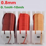 0.8mm 0.1mH 10mh Core inductor frequency divider with core inductor copper coil customized Speaker A
