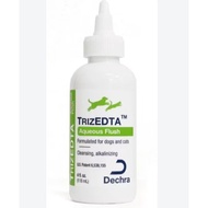 Triz EDTA Aqueous Ear Cleaning Solution Dog Wash The Cat Ears 4oz.