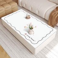 7Y0W Simple Modern Living Room Coffee Table Mat Dining Table Mat Waterproof Rinse-Free Dirt-Resistan