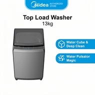 SG Stock Midea MA200W130D Grey Top Load Washing Machine 13kg  Water Efficiency 3 Ticks