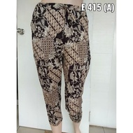 KATUN Batik Culottes Wanita 7⁄8 Stretch cotton code E 415