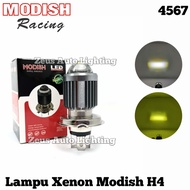 4567 - Universal H4 Laser Ac Dc Led Light Bulb Motorcycle Main Headlight H4 Xenon Light H4 Led Bulb 