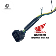 8 PIN CABLE SOCKET CABLE CONNECTOR 8 PIN CONNECTION LAMP BODY CABLE CONNECTION Original