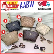 [FREE Delivery &amp; GIFT🎁] COACH Handbag COACH Shoulder Bag Women COACH sling bag COACH bag COACH Sling Bag 237HR25