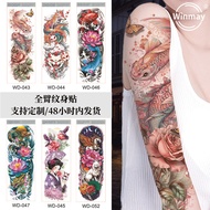 Full Arm tattoo Sticker Waterproof Sweat Flower Arm Men Women Arm Once tattoo Sticker tattoo