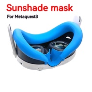 For meta quest 3 mask silicone host protective cover blackout quest 3 mask vr glasses headband