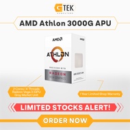 AMD Athlon 3000G APU Boxed / MPK Unit w/ Stock Cooler (Gray and AMD PH Units)