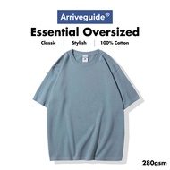 Arrive Guide 280gsm Unisex Oversized Plain Tshirt / Baju Oversize Tee / Tshirt Oversized - Peacock B