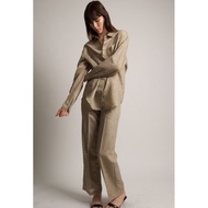 MMCHIC Oversized Shirt (Brown)