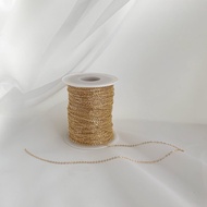 [ DIY ACCESSORIES ] 14K GOLD PLATED OVAL CABLE CHAIN