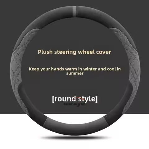 For Audi Steering Wheel Cover Luxury Suede Anti-Slip Fits A3 S-line A4 S-line S4 RS4 A5 S-line A6 S-