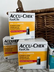 ACCU-CHEK 糖尿測試針和試紙.1 set 250元. 單售150. 原價約280每個. 正牌正貨. 見相附到期日資料.