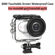 60m Waterproof Case for Insta360 GO3/GO3S Underwater Diving Housing Protective Case for Insta360 GO 