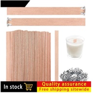 【zonami】120Pcs Thick Wooden Candle Wicks, 5.1x0.5 Inch Natural Smokeless Wood Wicks for Candle Makin