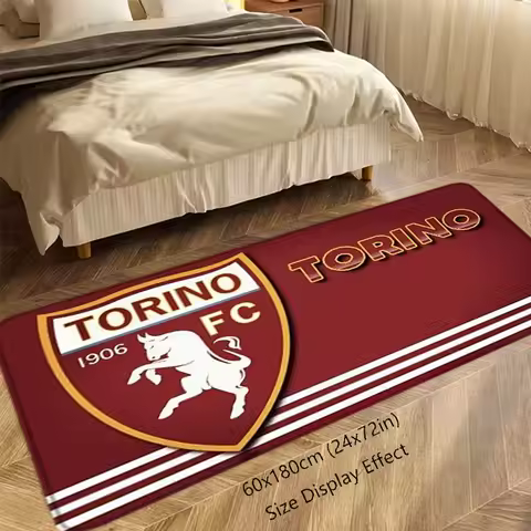 Door Mats Interior Foot Rug Welcome Floor Mat for Entryway Torino Football Club Soft Hallway Carpet 