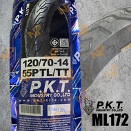 ยางนอก PKT TUBELESS ขอบ 12 13 14 ML172 (ไม่ใช้ยางใน)
