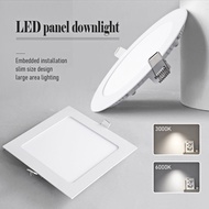 Slim LED Panel Downlight Square 3W/6W/9W/12W/18W