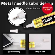 New T8000 Multi-Purpose Glue | GAM Mobile Screen LCD Back Cover DIY Black Glue for Phone Screen Repa