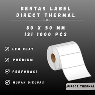 DT 80 X 50 1" @1000 - 1 Line CORE 1 INCH 80X50MM 80 X 50 MM 8X5 CM 8 X 5 CM BARCODE LABEL THERMAL ST