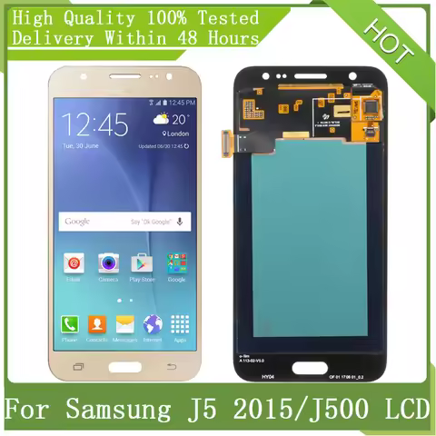 5.0"Super AMOLED For SAMSUNG J5 2015 J500 J500H J500FN J500F J500M SM-J500F LCD Display Touch Screen