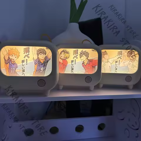 Haikyuu!! Oikawa Tooru Kozume Kenma Anime Light Writing Tobio Kageyama Night Lamp Cosplay bedside la