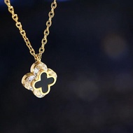 Lv Titanium Necklace With Diamond Vintage Anti-Rust Fade