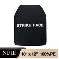 UNIONTAC 10"*12" Plate NIJ Level 3 Stand Alone Level III Panels Pure PE ballistic plates bulletproof
