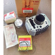 Cylinder block set Xrm 125 / Wave 125 / Rs 125 , 52.4mm Standard size, Honda genuine parts Original