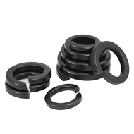Black 304 Stainless Steel Spring Washer Spring Washer Spring Washer Open Elastic Washer M2M2.5M3M4M5