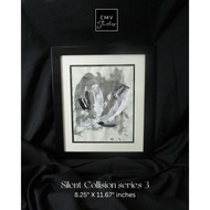 Watercolor Artwork Wall Decor WAT 94 /SILENT COLLISION: 8.25" X 11.67" inches