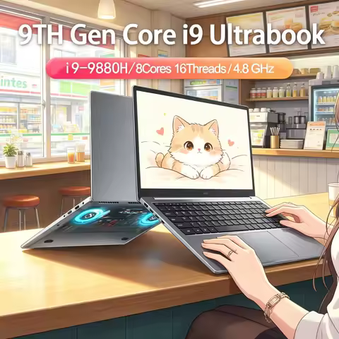 Durable 15.6 Inch Laptop Intel Core I9-12900H/i9-10885H Windows 11 Pro 2DDR4 2M.2 SSD Ultrabook Comp