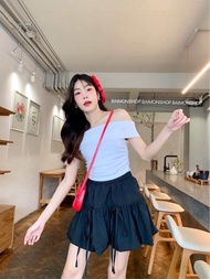 กระโปรงบอลลูน ผูกโบว์ Balloon Skirt