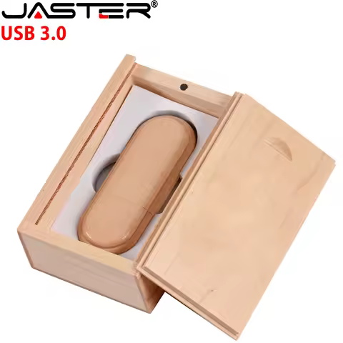 USB3.0 Wooden Box USB 3.0 Flash Drive High Speed Pen Drive 128GB 64GB 32GB Memory Stick Storage Devi
