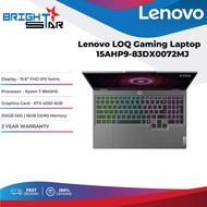 LENOVO LOQ Gaming Laptop 15AHP9-83DX0072MJ - 15.6" FHD 144Hz/R7 8845HS/16GB DDR5/512GB SSD/RTX 4050 