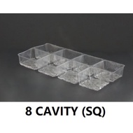 (10pcs) 8 CAVITY Plastic Tray