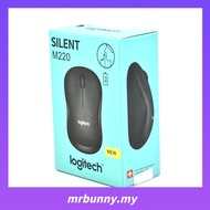 [MRBUNNY]Wireless Optical Mouse LOGITECH M220 Silent Currys Black 1PC